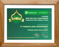 Trimegah Dana Tetap Syariah, Best Mutual Fund Sharia Pendapatan Tetap Periode 3 tahun, Investortrust - Infovesta Best Sharia Awards 2024