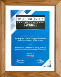 Trimegah Dana Tetap Nusantara , Majalah Investor - Infovesta Best Mutual Fund Awards 2019