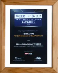2020 - TRIM Kapital - Majalah Investor - Infovesta Best Mutual Fund Awards 2020
