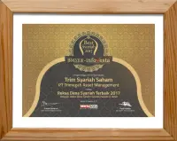 Majalah Investor - Infovesta Best Syariah 2017 - TSYAS, 3 years
